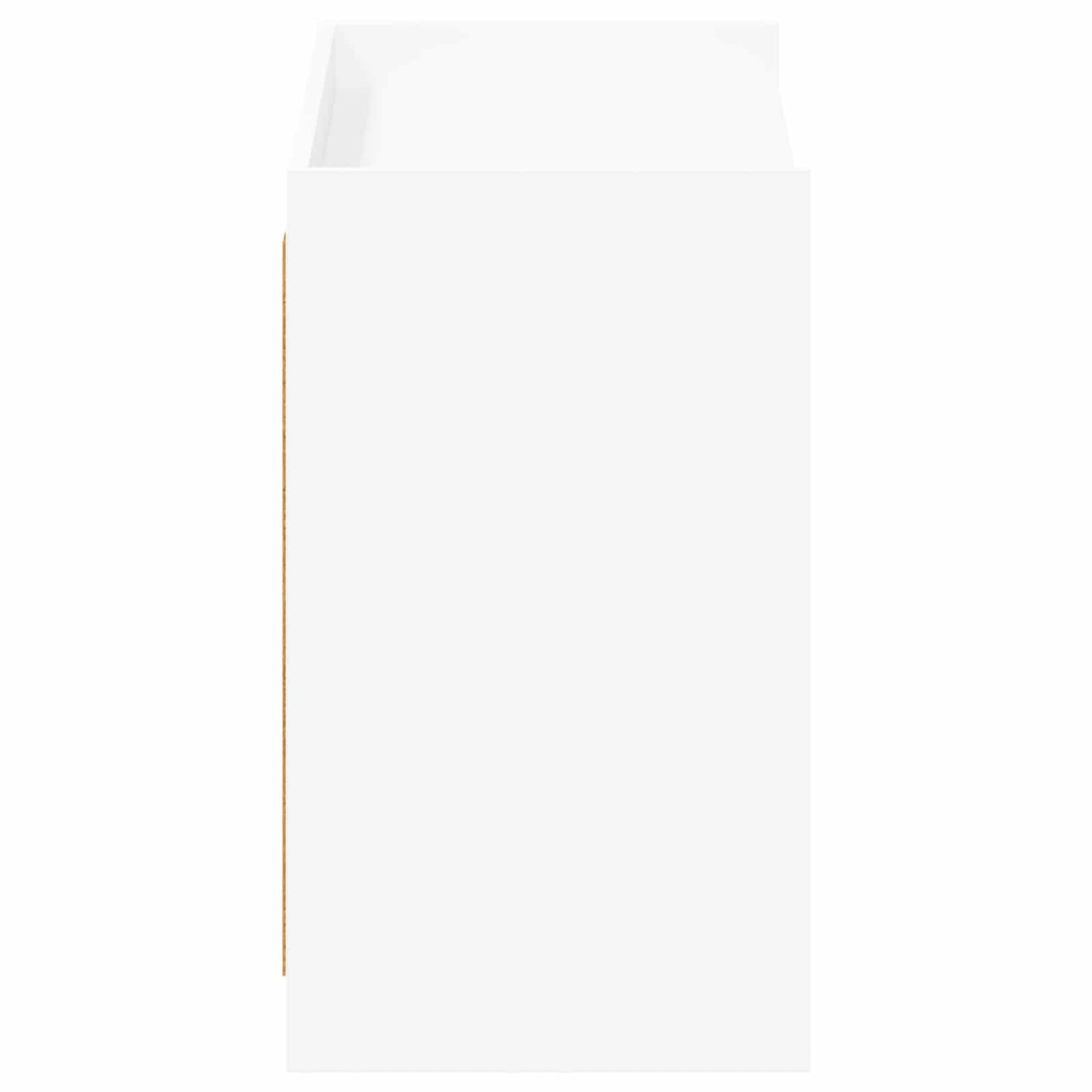 vidaXL Ντουλάπα Παπουτσιών Λευκό 85 x 39,5 x 70 εκ. Επεξεργασμένο Ξύλο