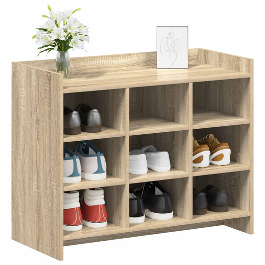 vidaXL Ντουλάπα Παπουτσιών Sonoma Δρυς 85 x 39,5 x 70 εκ.