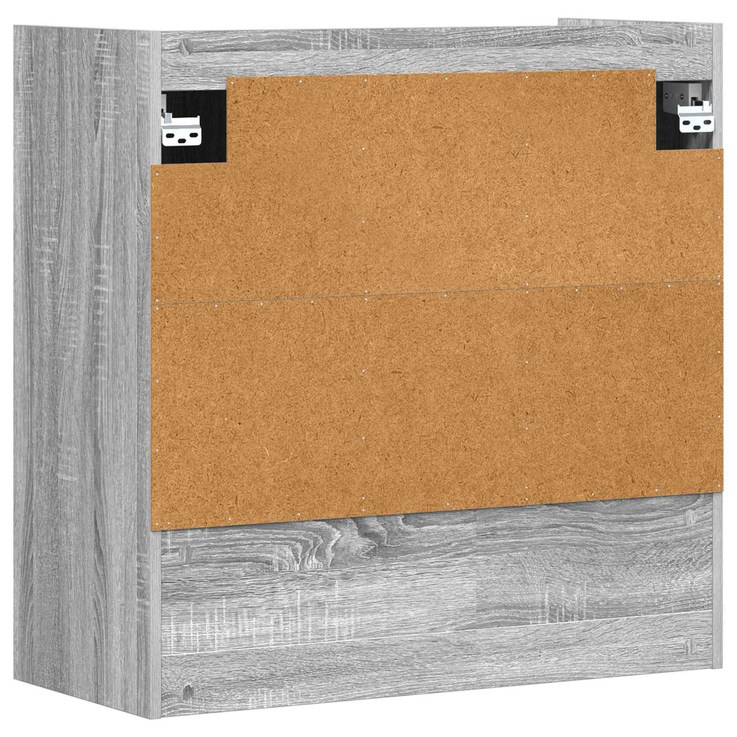 vidaXL Ράφι Τοίχου Επιτοίχιο Γκρι Sonoma 80 x 36 x 80 εκ
