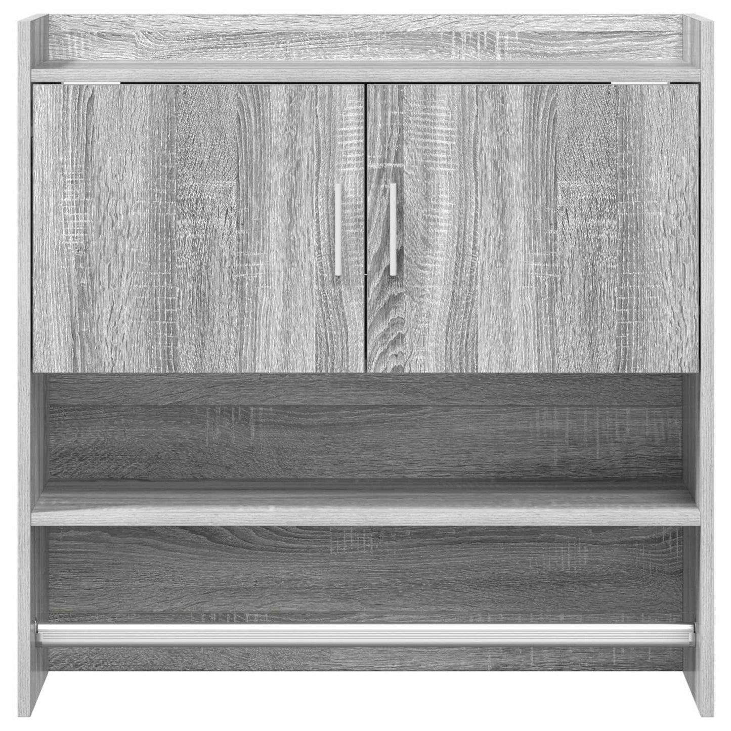 vidaXL Ράφι Τοίχου Επιτοίχιο Γκρι Sonoma 80 x 36 x 80 εκ
