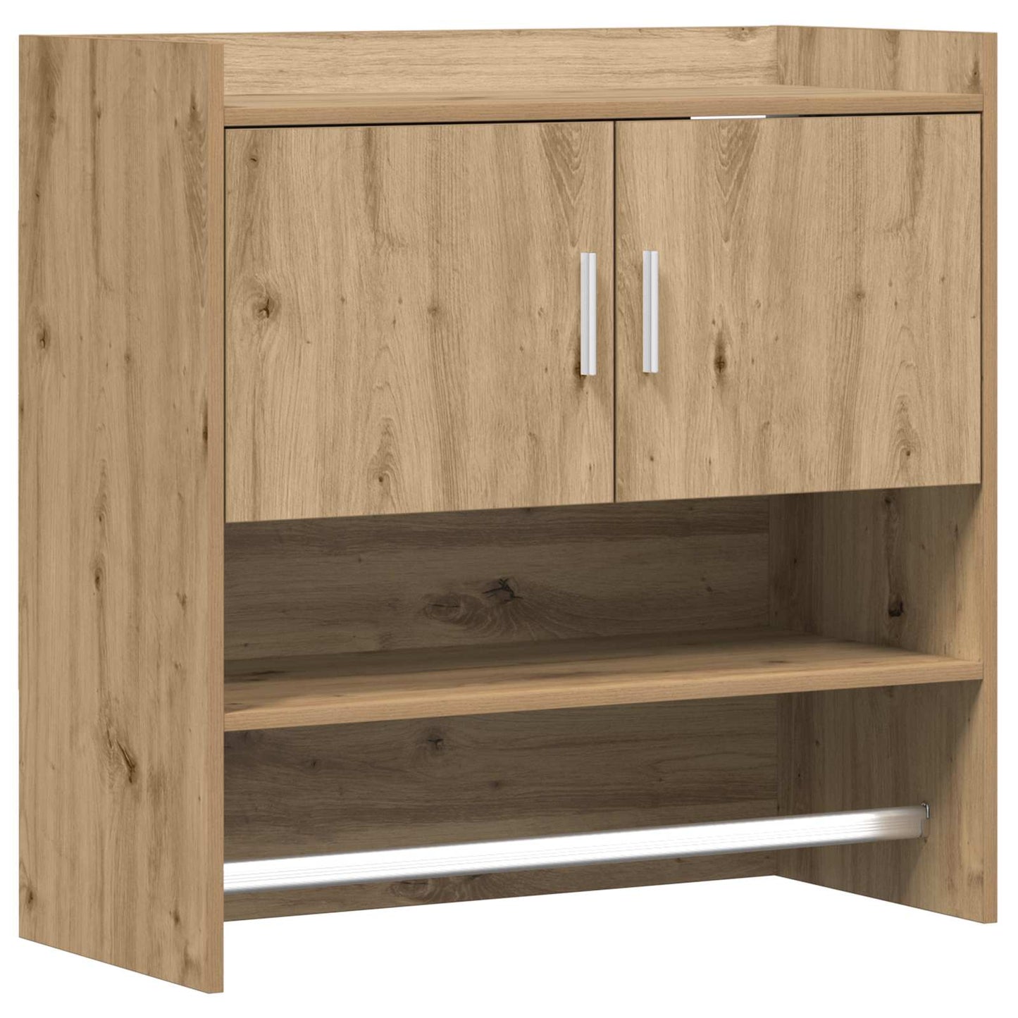 vidaXL Ράφι Τοίχου Επιτοίχιο Artisan Δρυς 80 x 36 x 80 εκ