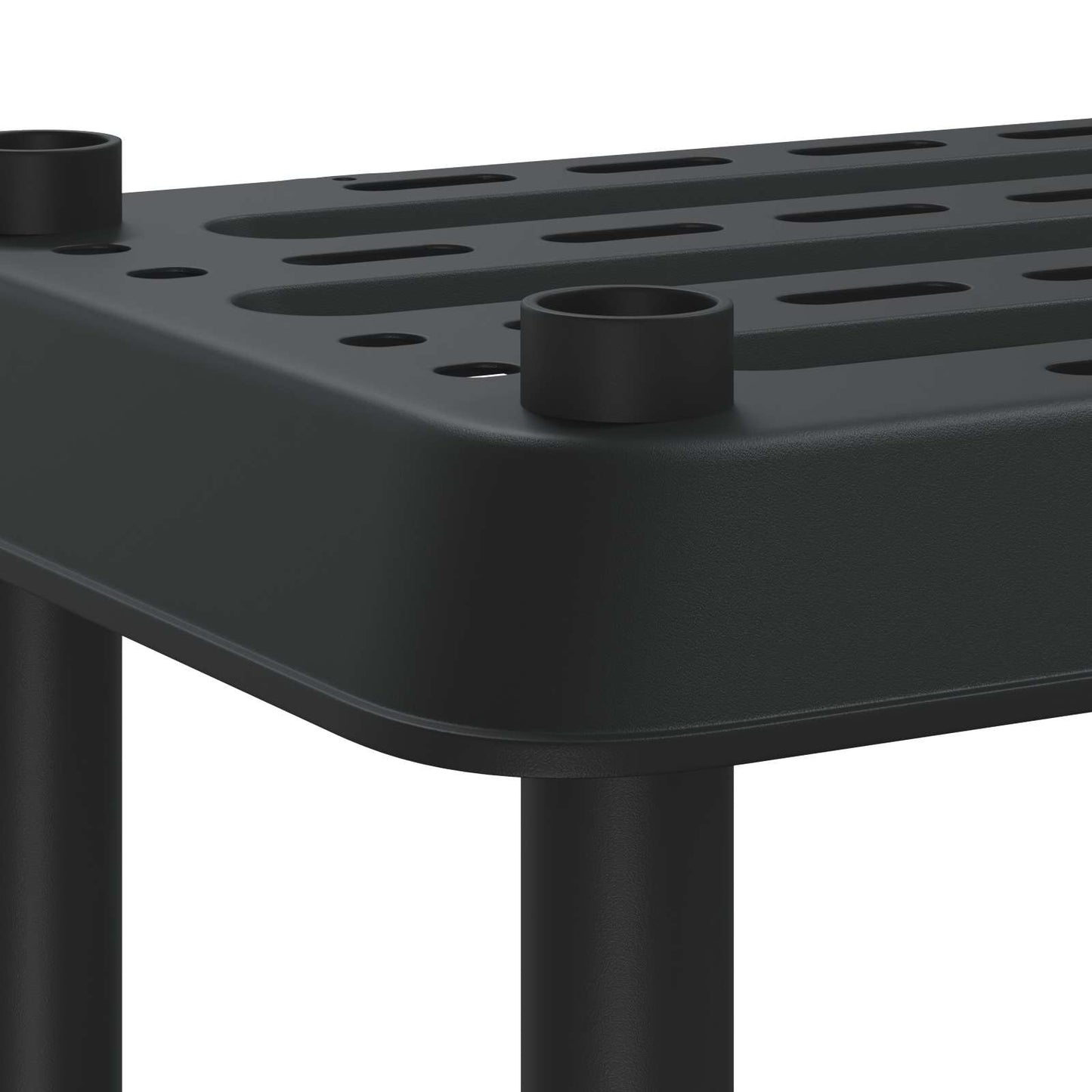 vidaXL Μονάδα Ραφιού 2 επίπεδα 100 x 40 x 55,5 εκ. PP Ανθρακί
