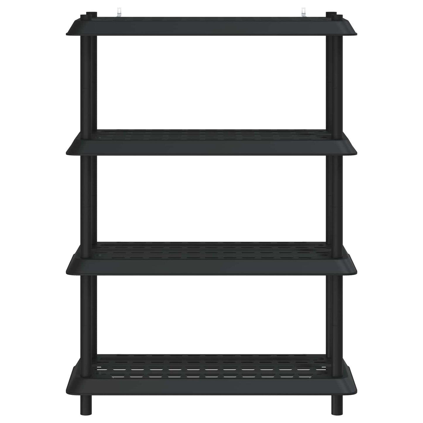 vidaXL Μονάδα Ραφιού 4 επίπεδα 100 x 40 x 136,5 εκ PP Ανθρακί