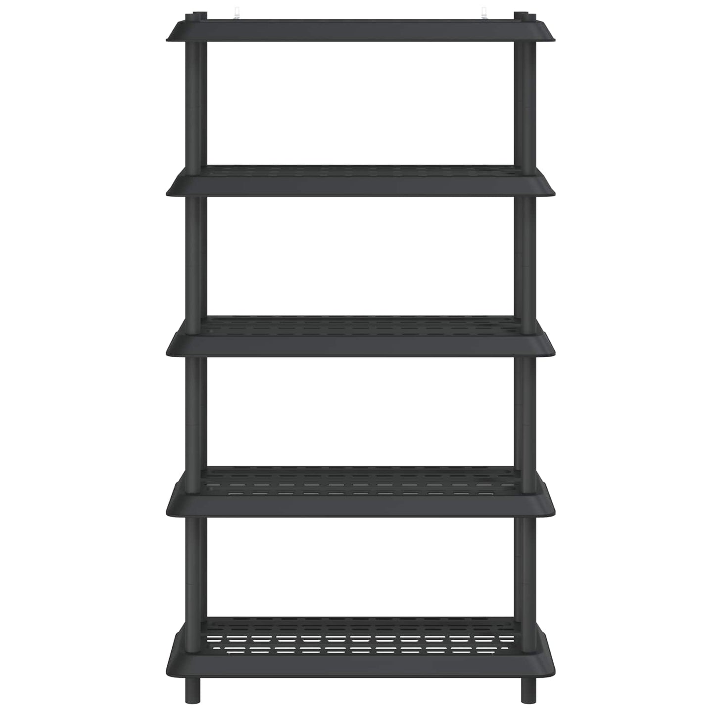 vidaXL Μονάδα Ραφιού 5 επίπεδα 100 x 40 x 177 εκ PP Ανθρακί
