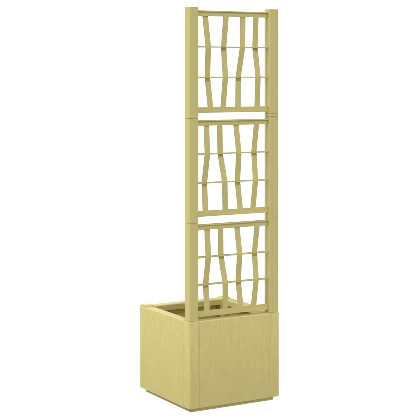 vidaXL Κηποτινάκι με Τρέλα Πράσινο 36 x 36 x 140 εκ. PP