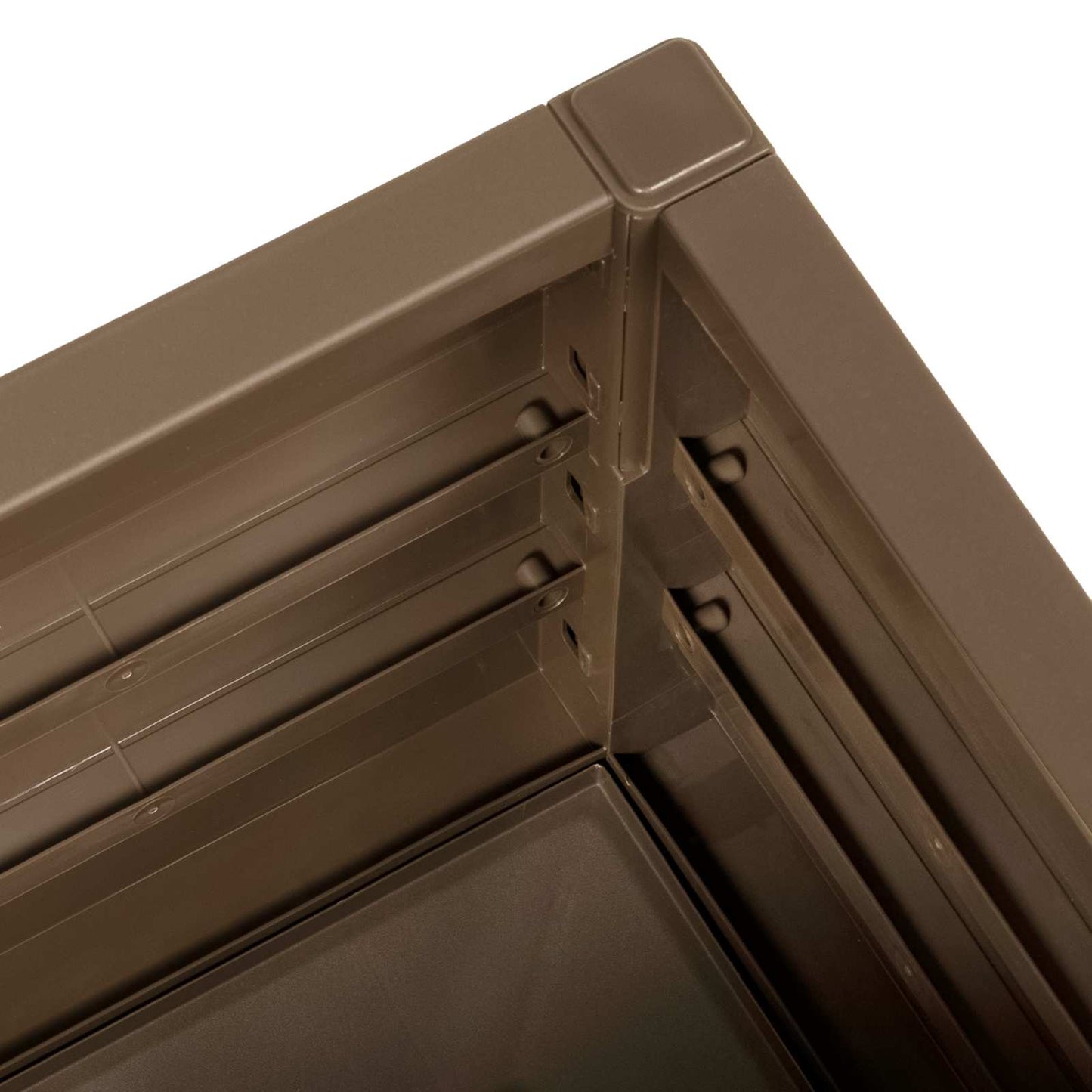 vidaXL Κουτί Λουλουδιών Κήπου Καφέ 80 x 36 x 35 εκ PP