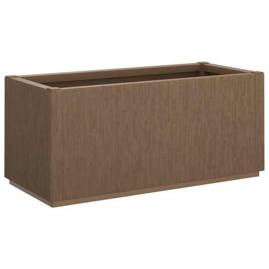 vidaXL Κουτί Λουλουδιών Κήπου Καφέ 80 x 36 x 35 εκ PP