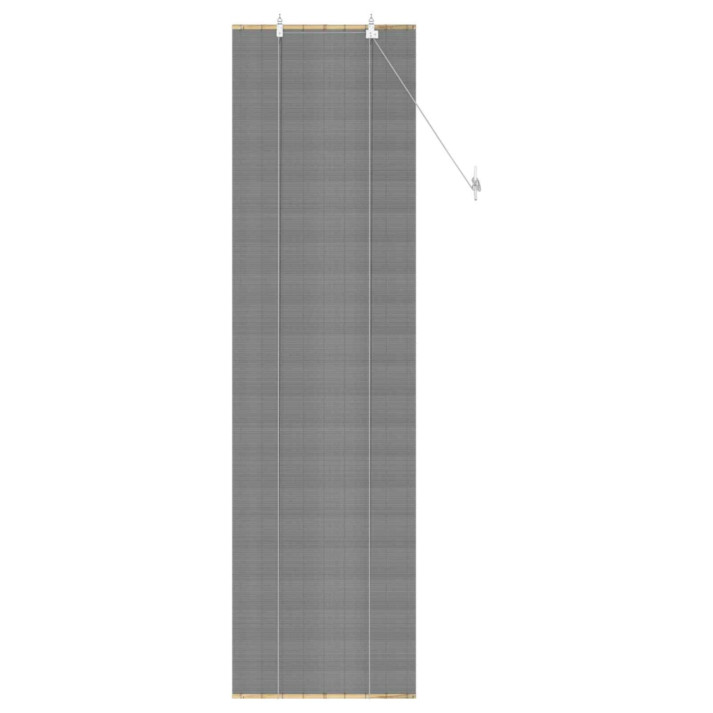 vidaXL Ρόλερ (στόρι) Γκρι 50 x 220 εκ Μπαμπού