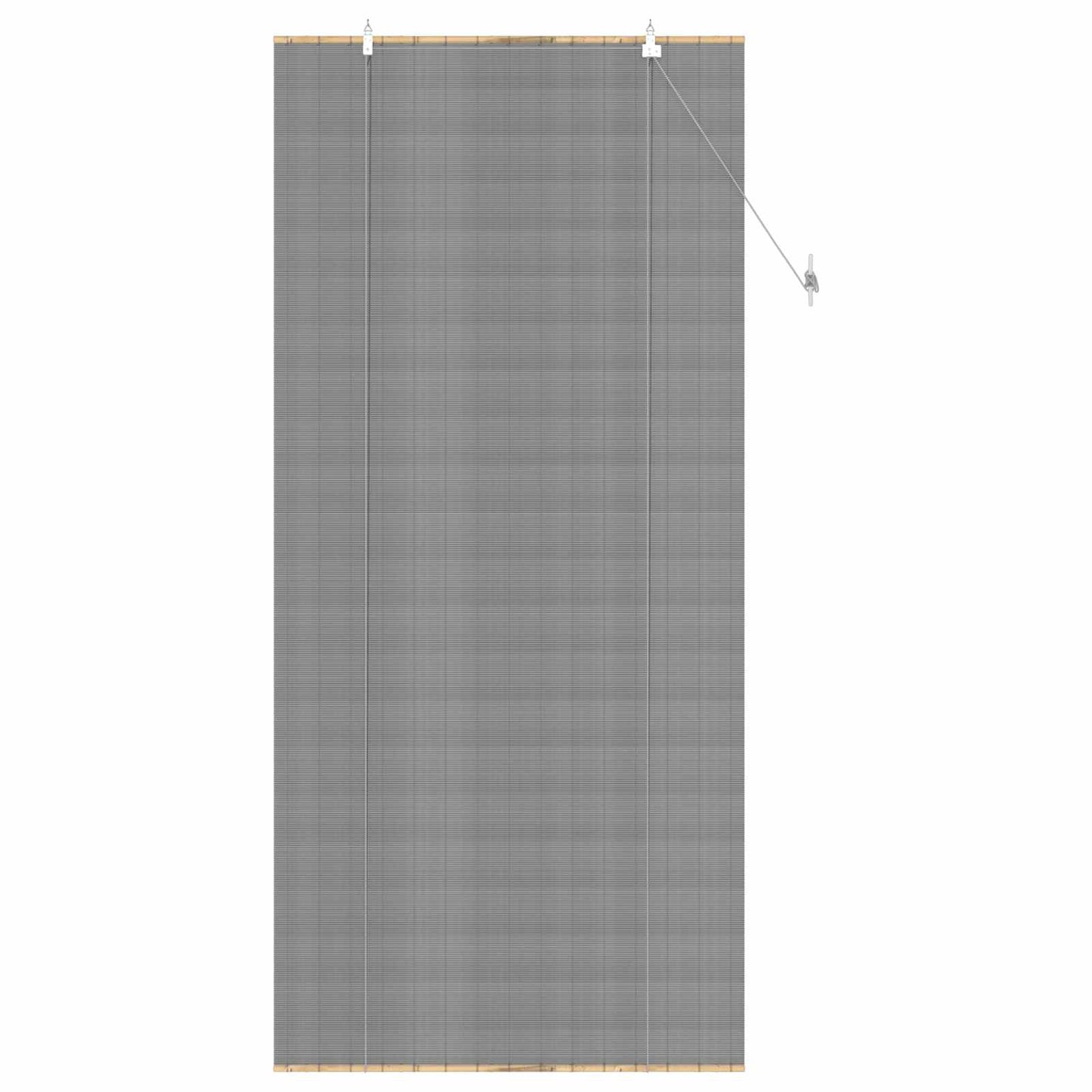 vidaXL Ρόλερ (στόρι) Γκρι 100 x 220 cm Μπαμπού