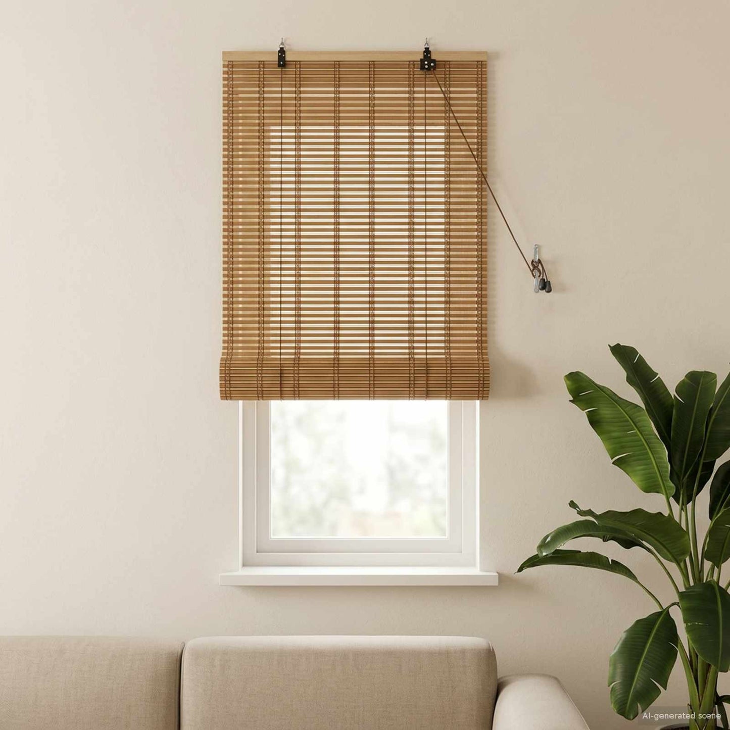 vidaXL Ρόλερ (στόρι) Φύση 40 x 160 cm Μπαμπού