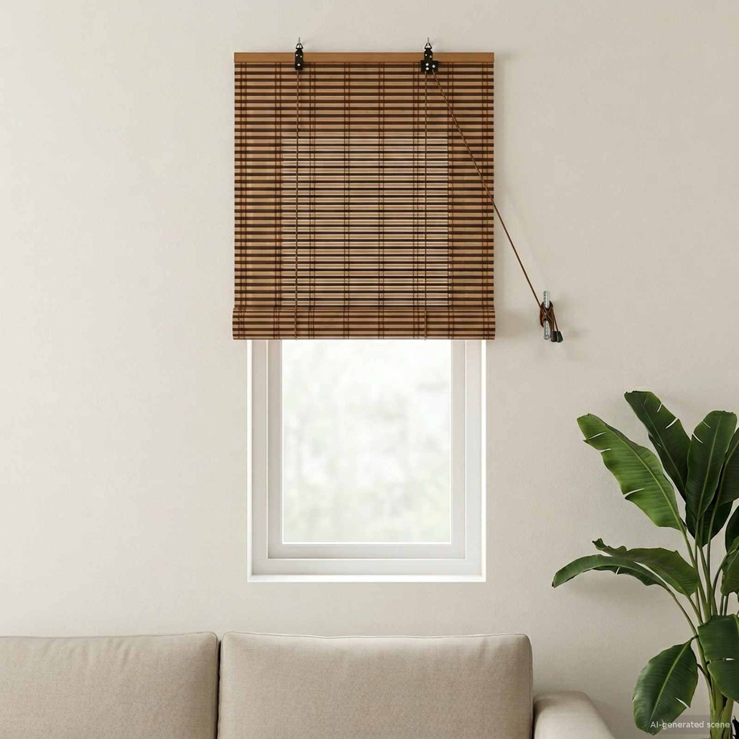 vidaXL Ρόλερ (στόρι) Καφέ 40 x 160 cm Μπαμπού