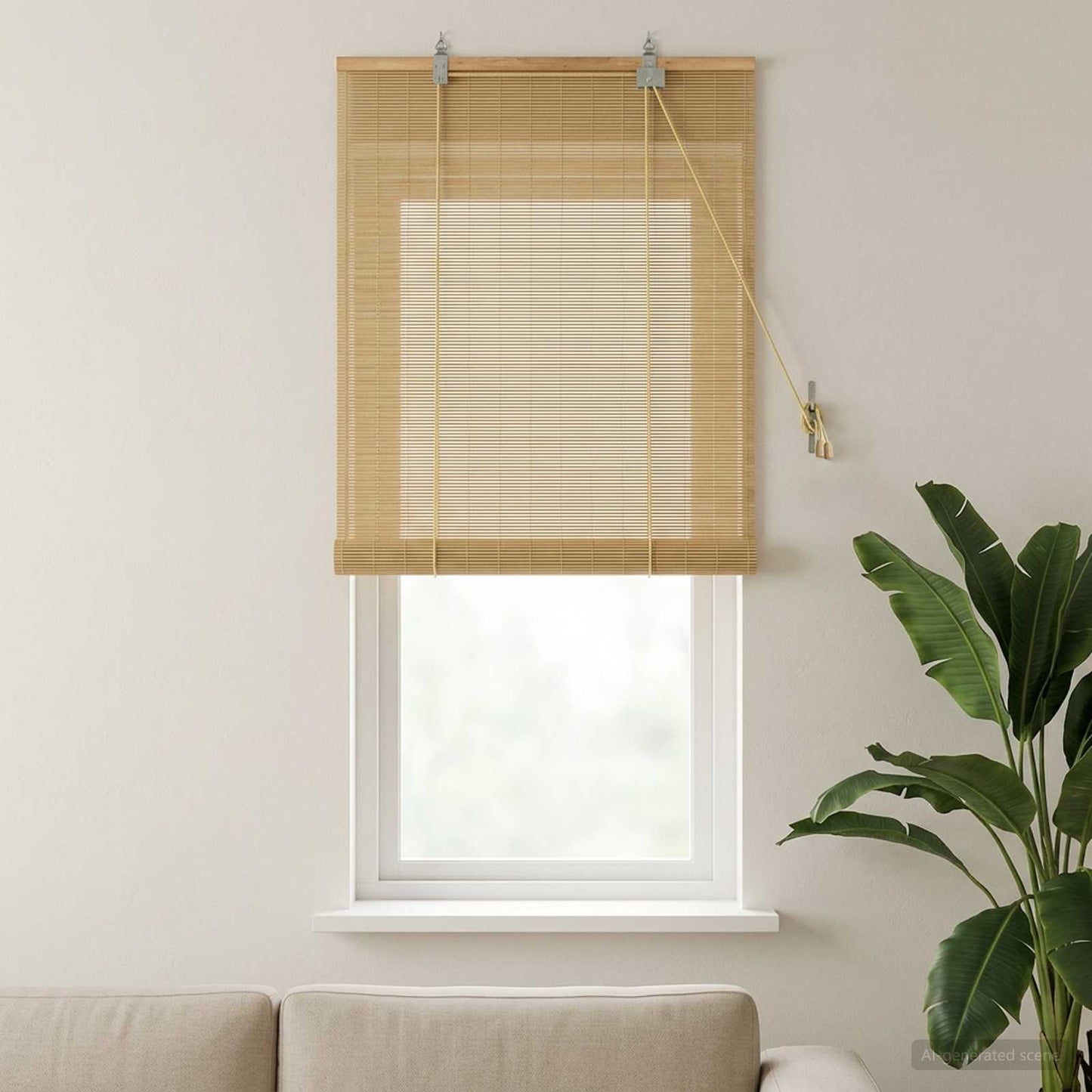 vidaXL Ρόλερ (στόρι) Φυσικό 40 x 160 cm Μπαμπού