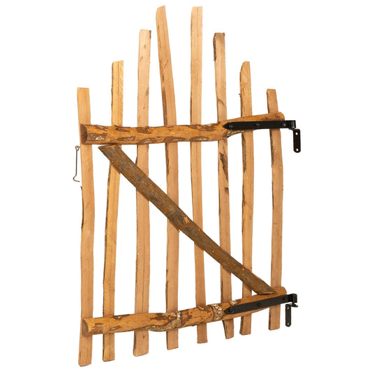 vidaXL Αψιδωτή Πύλη Φράχτη 100 x 120 cm Εμποτισμένο Ξύλο Φουντουκιάς