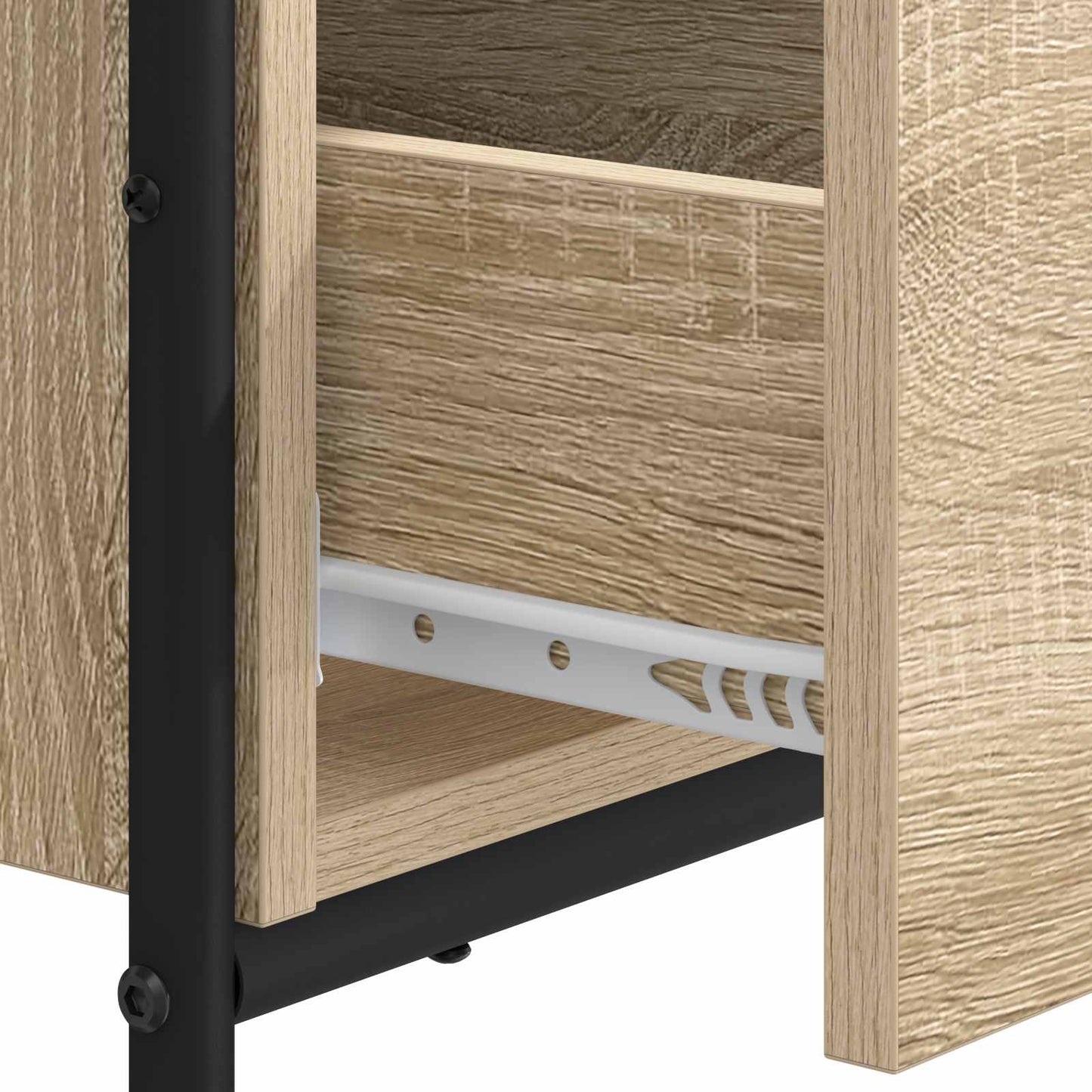 vidaXL Γραφείο με αποθηκευτικό χώρο Sonoma Δρυς 120 x 50 x 75 cm