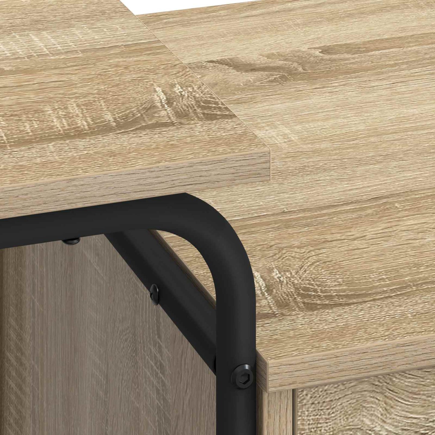 vidaXL Γραφείο με αποθηκευτικό χώρο Sonoma Δρυς 120 x 50 x 75 cm