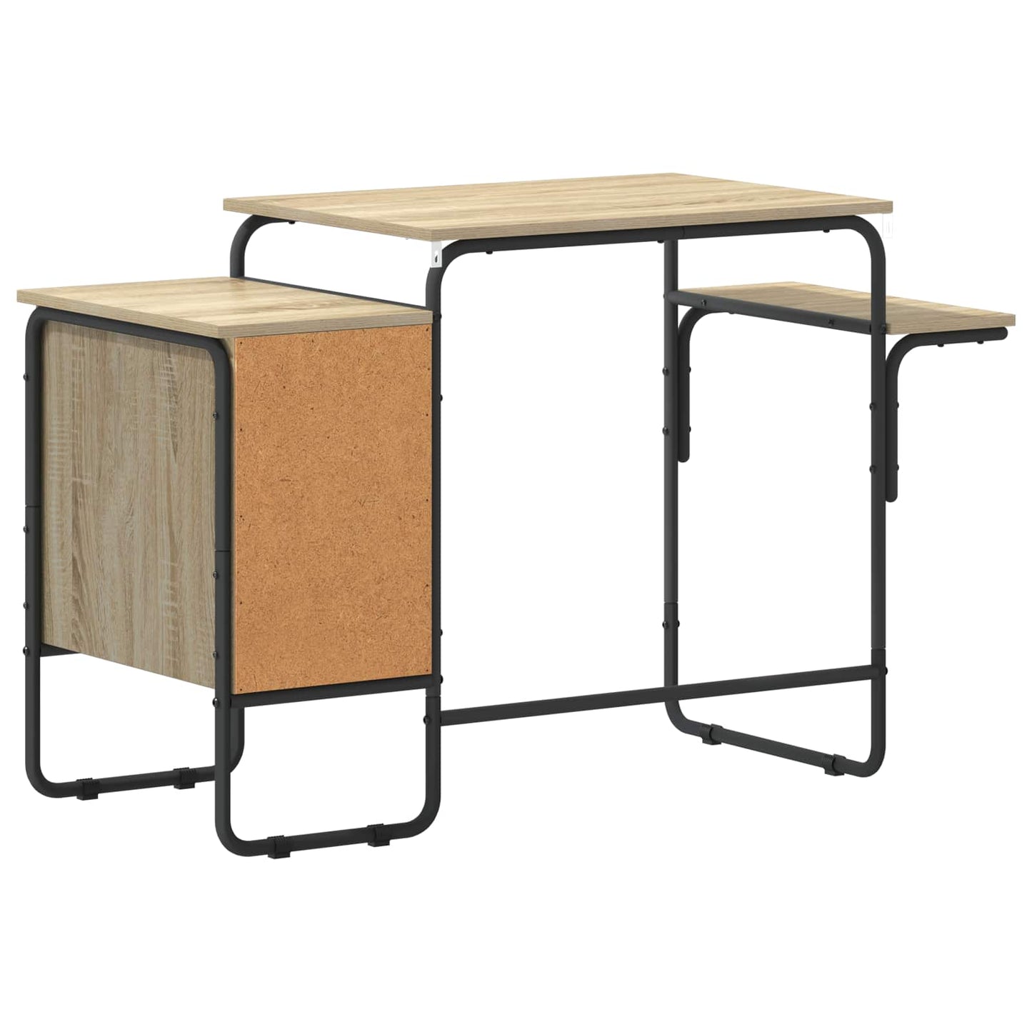 vidaXL Γραφείο με αποθηκευτικό χώρο Sonoma Δρυς 120 x 50 x 75 cm
