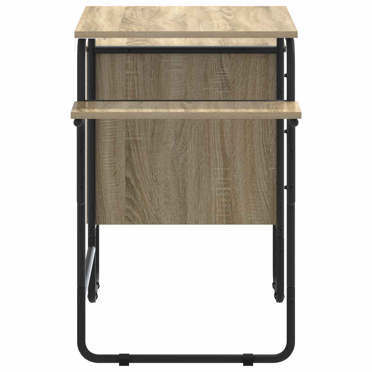 vidaXL Γραφείο με αποθηκευτικό χώρο Sonoma Δρυς 120 x 50 x 75 cm