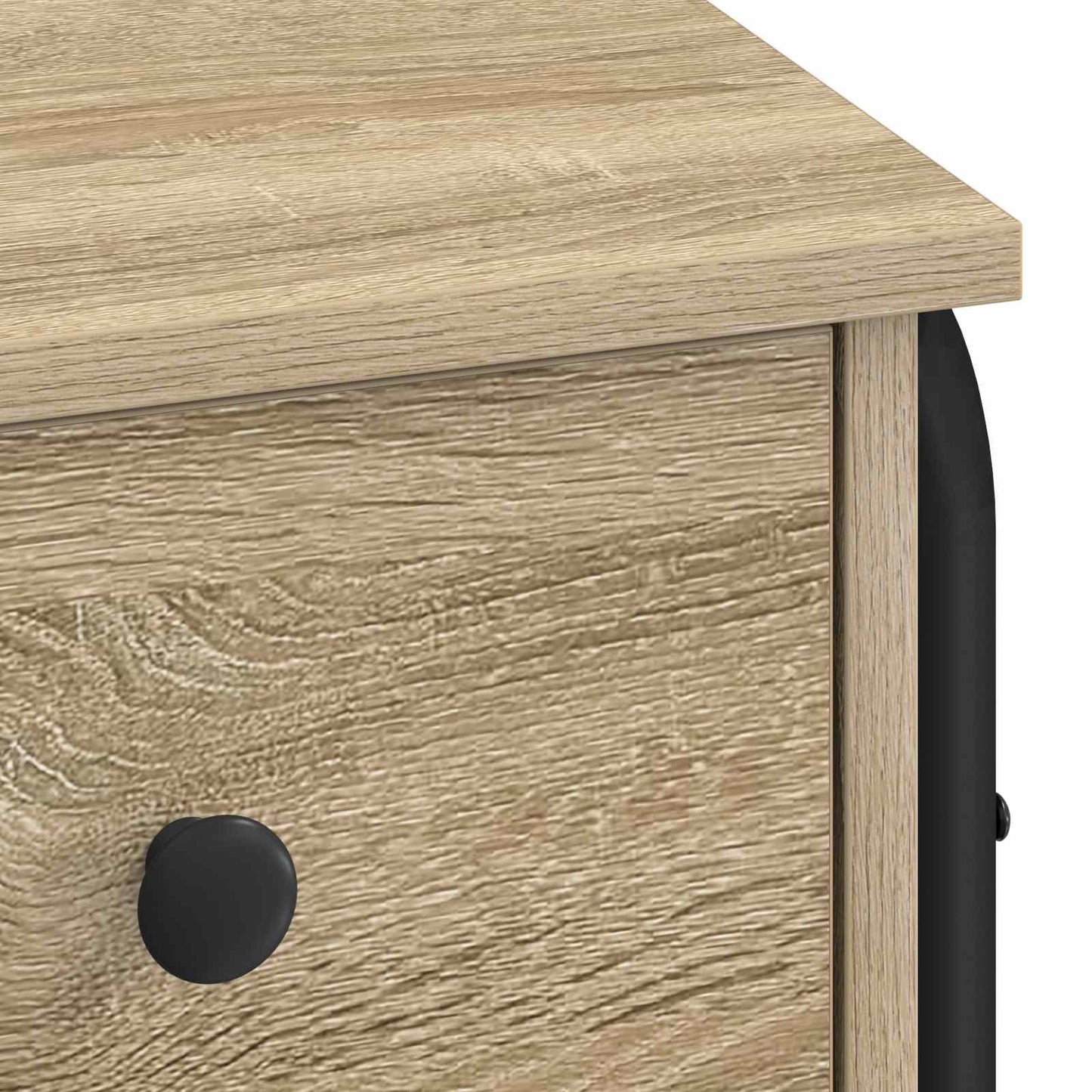 vidaXL Γραφείο με αποθηκευτικό χώρο Sonoma Δρυς 100 x 50 x 75 cm