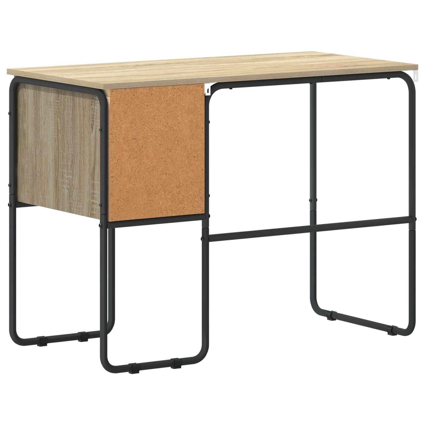 vidaXL Γραφείο με αποθηκευτικό χώρο Sonoma Δρυς 100 x 50 x 75 cm