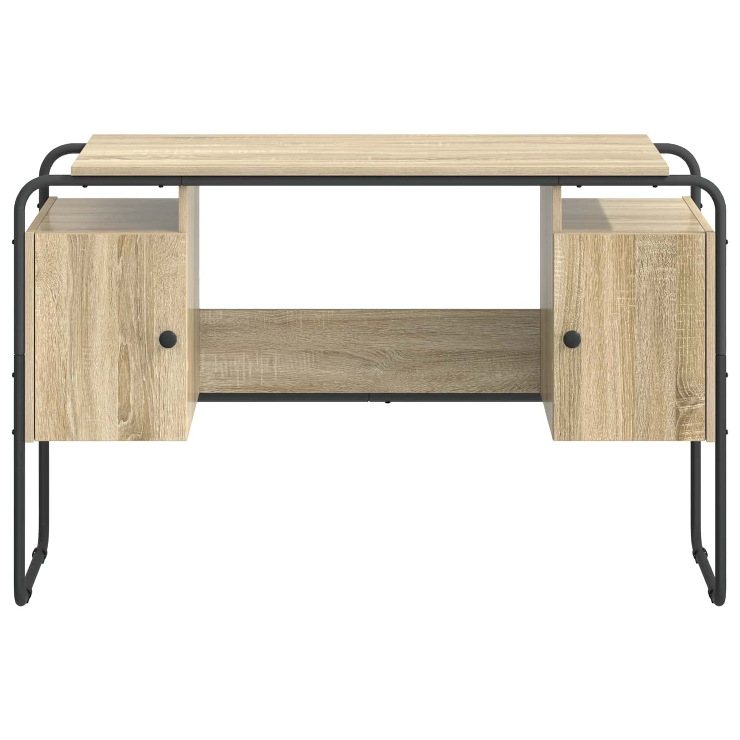 vidaXL Γραφείο με αποθηκευτικό χώρο Sonoma Δρυς 120 x 50,5 x 75,5 εκ.