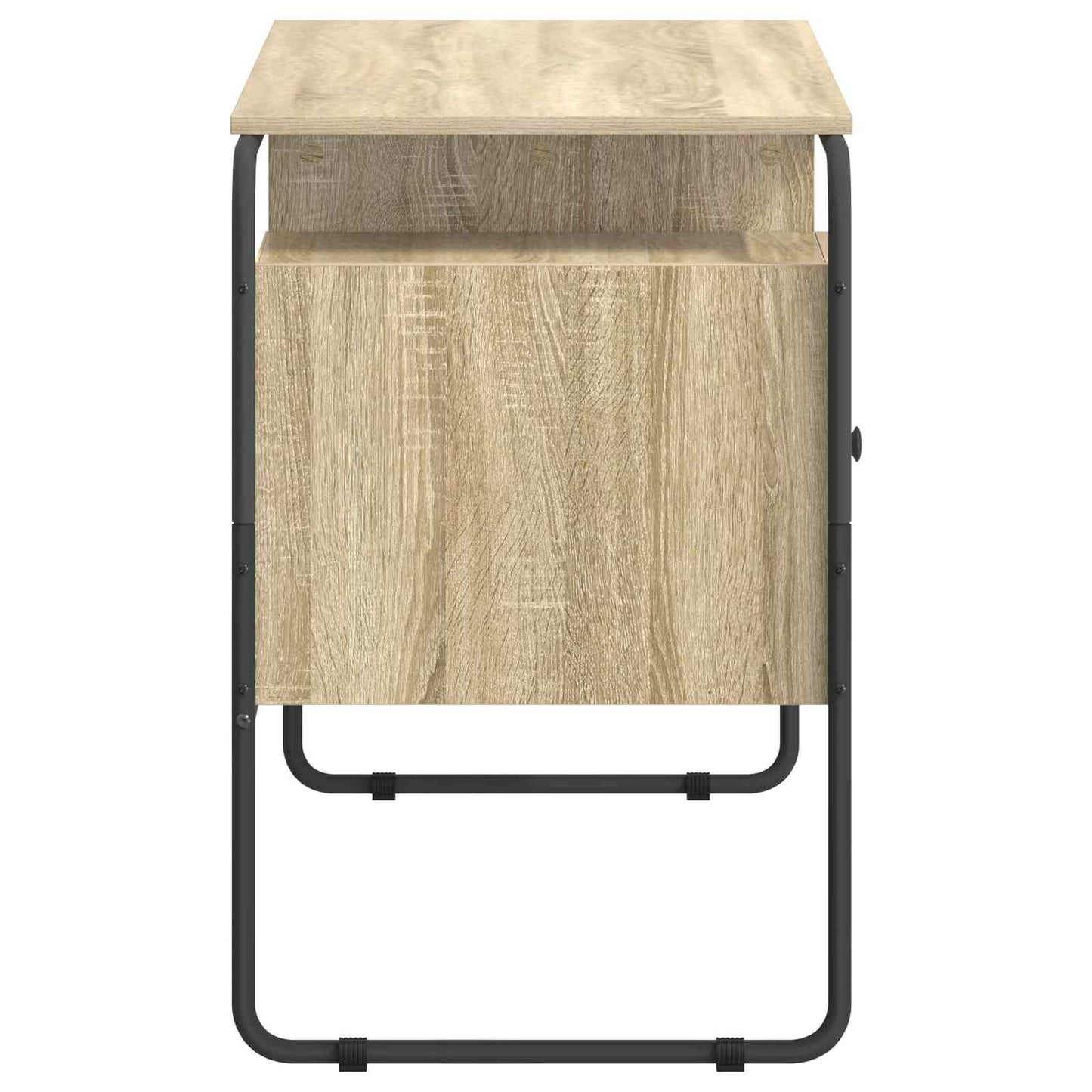 vidaXL Γραφείο με αποθηκευτικό χώρο Sonoma Δρυς 120 x 50,5 x 75,5 εκ.