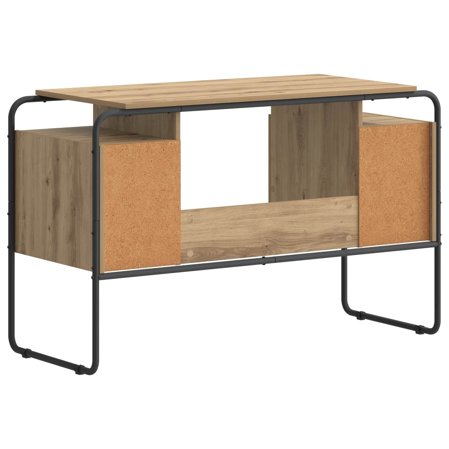 vidaXL Γραφείο με αποθηκευτικό χώρο Artisan Δρυς 120 x 50,5 x 75,5 εκ.