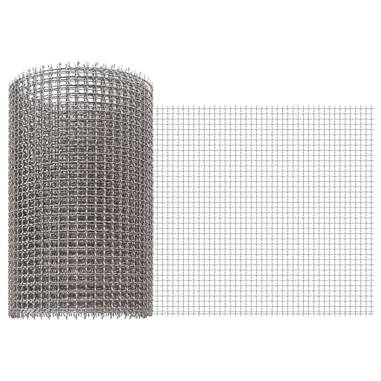 vidaXL Πλέγμα Οθόνης 20 x 200 cm 3 Mesh Ανοξείδωτο Ατσάλι 201 Ασημί
