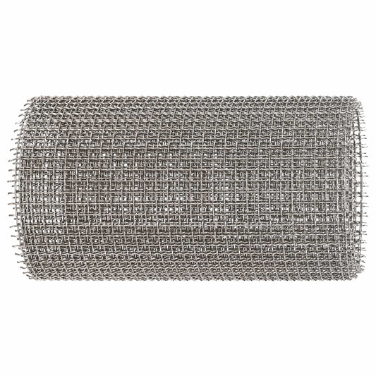 vidaXL Πλέγμα Οθόνης 20 x 200 cm 3 Mesh Ανοξείδωτο Ατσάλι 201 Ασημί