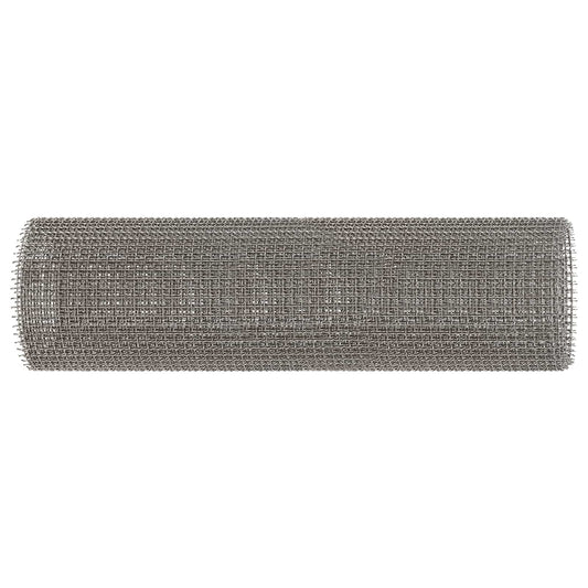 vidaXL Πλέγμα Οθόνης 40 x 200 cm 3 Mesh Ανοξείδωτο Ατσάλι 201 Ασημί