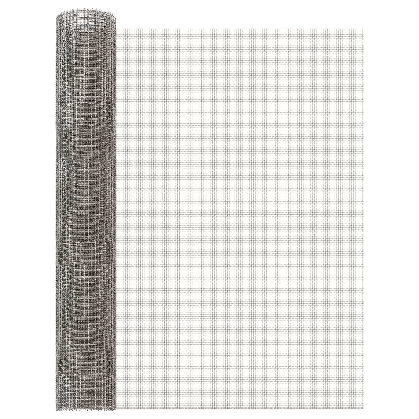 vidaXL Πλέγμα Οθόνης 80 x 200 cm 3 Mesh Ανοξείδωτο Ατσάλι 201 Ασημί