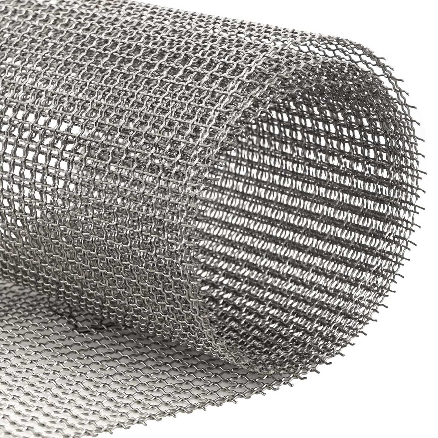 vidaXL Πλέγμα Οθόνης 100 x 1000 cm 3 Mesh Ανοξείδωτο Ατσάλι 201 Ασημί