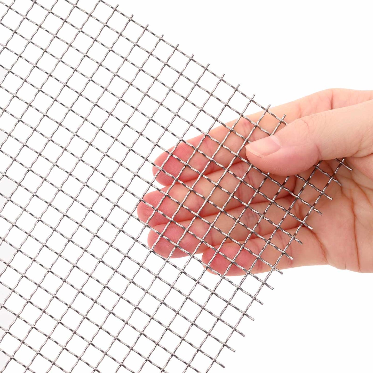vidaXL Πλέγμα Οθόνης 120 x 200 cm 3 Mesh Ανοξείδωτο Ατσάλι 201 Ασημί