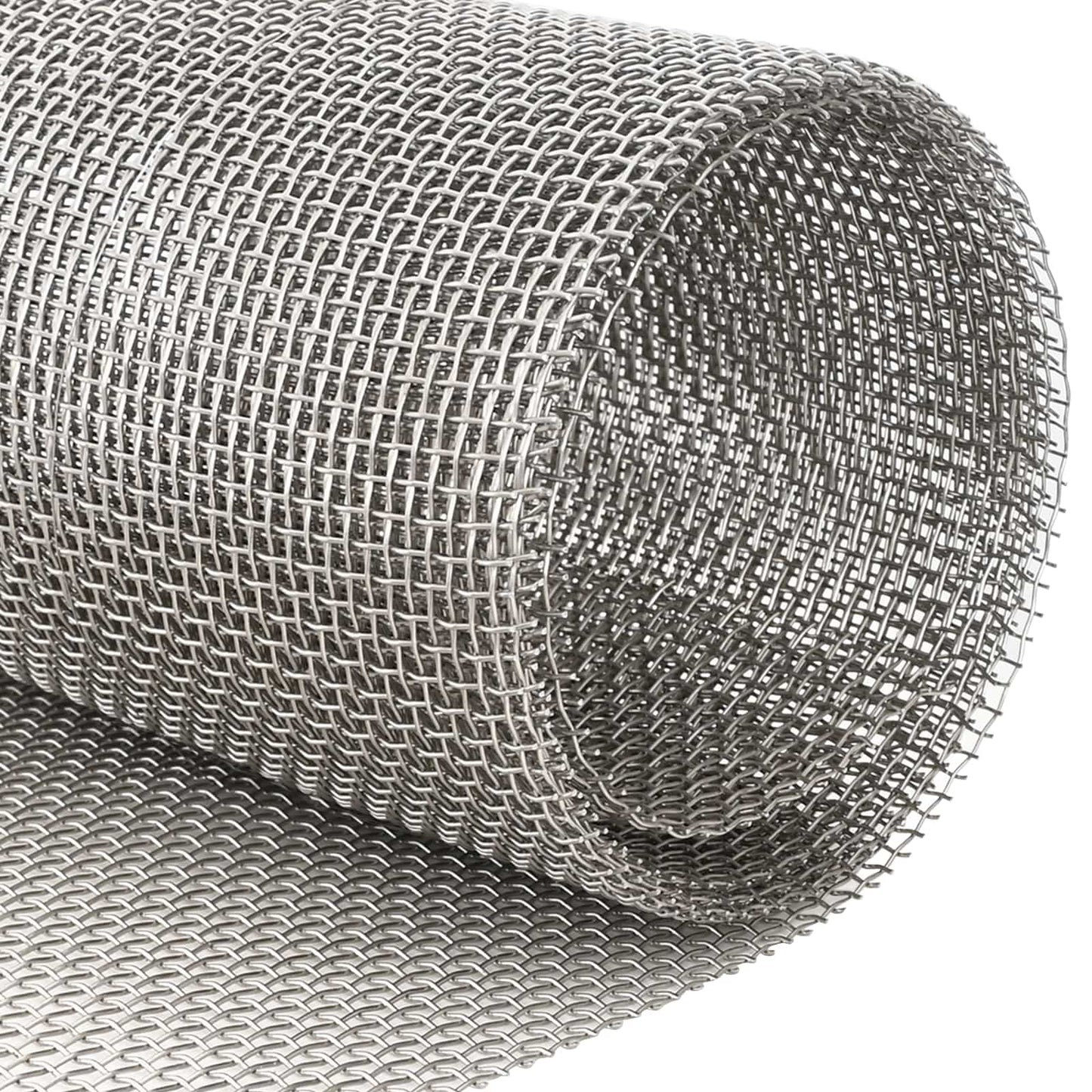 vidaXL Πλέγμα Οθόνης 80 x 500 cm 6 Mesh Ανοξείδωτο Ατσάλι 201 Ασημί