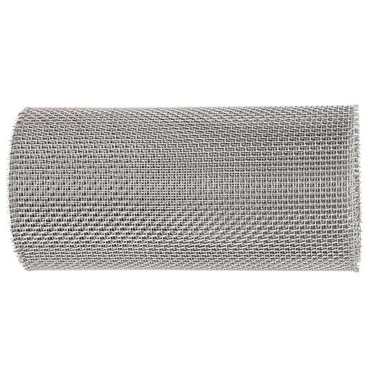 vidaXL Πλέγμα Οθόνης 20 x 200 cm 8 Mesh Ανοξείδωτο Ατσάλι 201 Ασημί