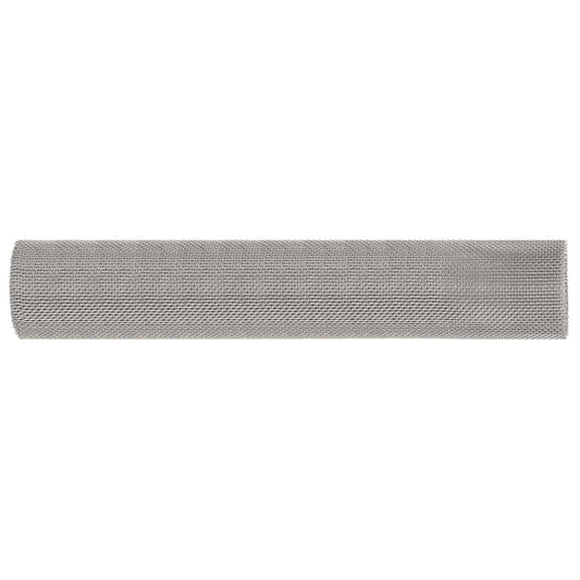 vidaXL Πλέγμα Οθόνης 60 x 200 cm 8 Mesh Ανοξείδωτο Ατσάλι 201 Ασημί