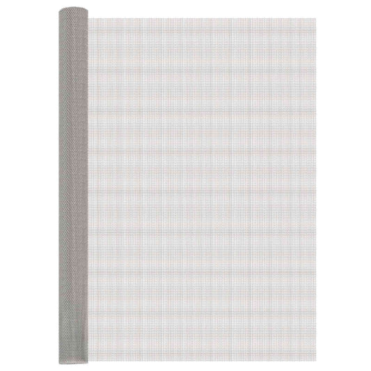 vidaXL Πλέγμα Οθόνης 120 x 200 cm 8 Mesh Ανοξείδωτο Ατσάλι 201 Ασημί