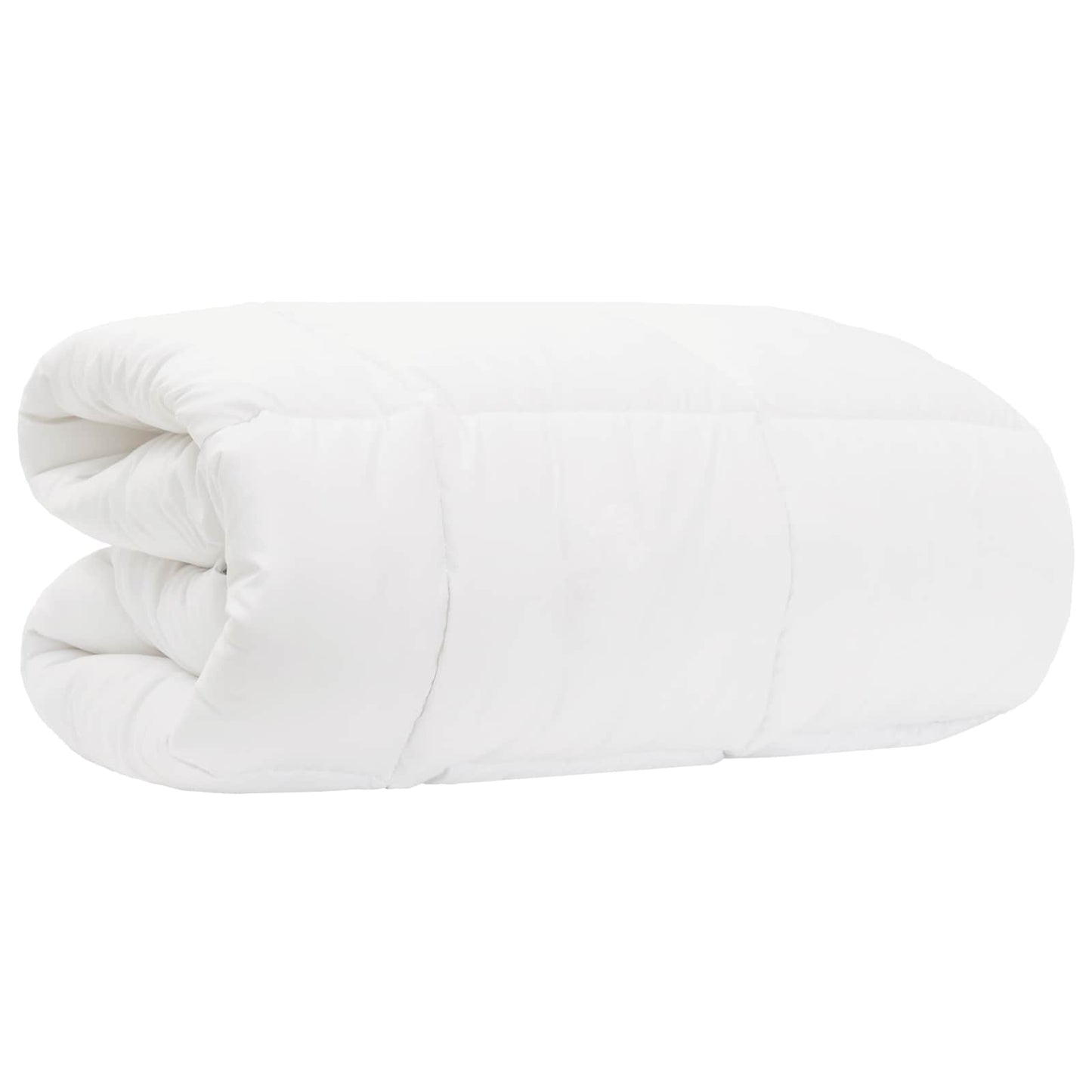 vidaXL Χειμερινό Παπλωματοθήκη Λευκό 155 x 220 cm Μπαμπού