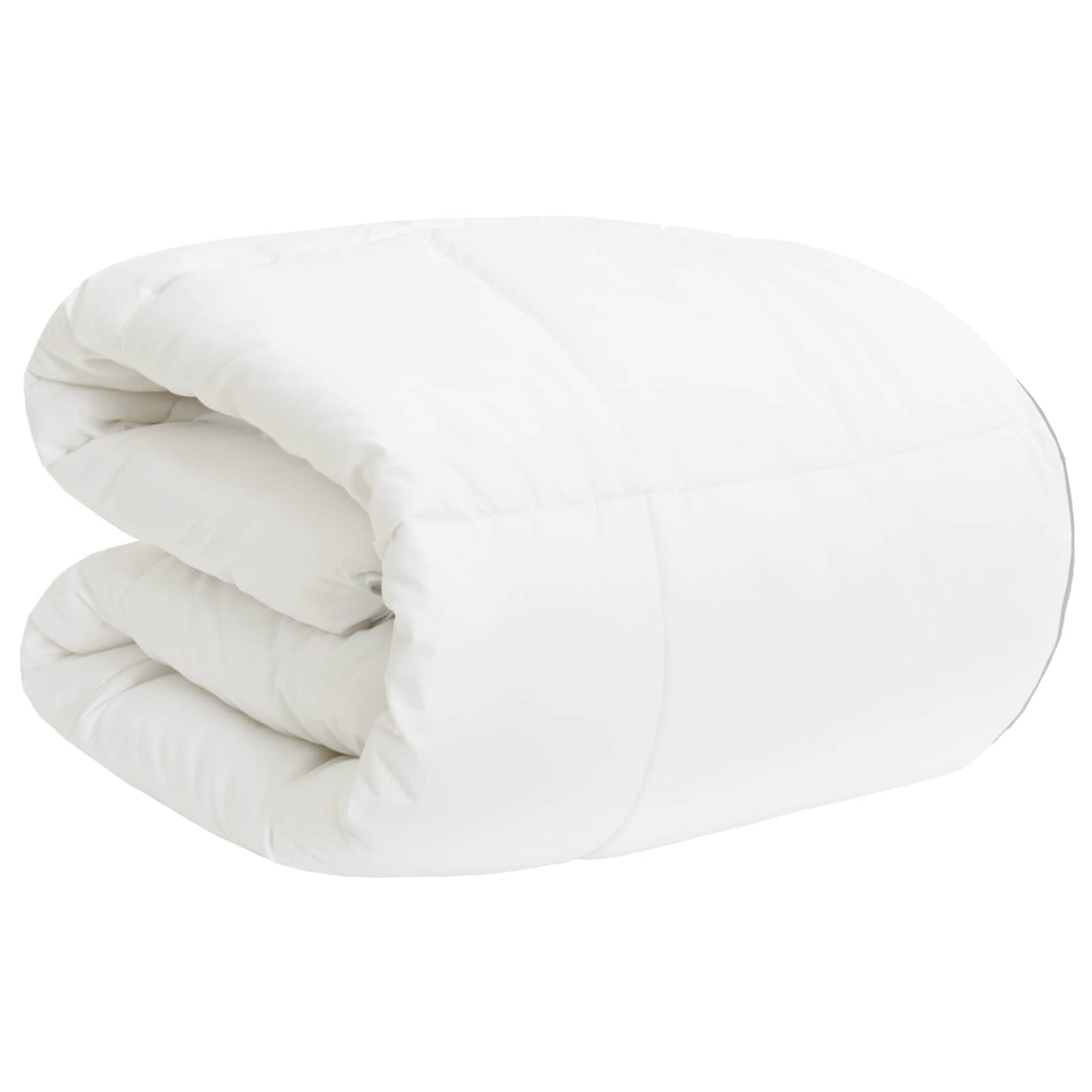 vidaXL Χειμερινό Παπλωματοθήκη Λευκό 240 x 220 cm Μπαμπού