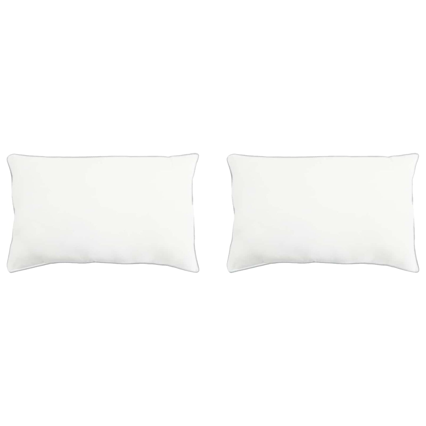 vidaXL Μαξιλάρι 2 τμχ. 40 x 60 cm Ίνες μπαμπού Λευκό