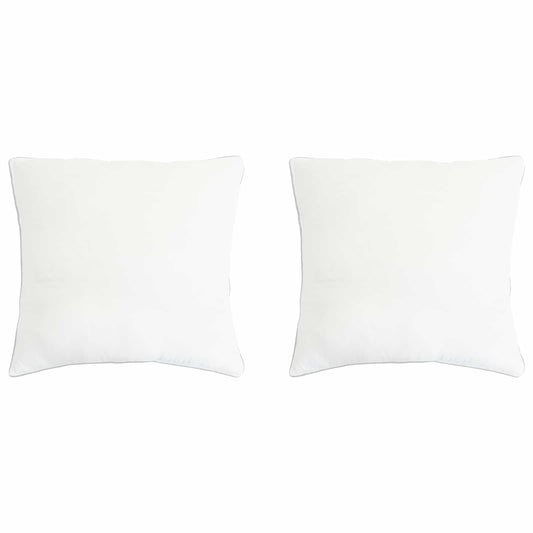 vidaXL Μαξιλάρι 2 τμχ. 80 x 80 cm Ίνες μπαμπού Λευκό