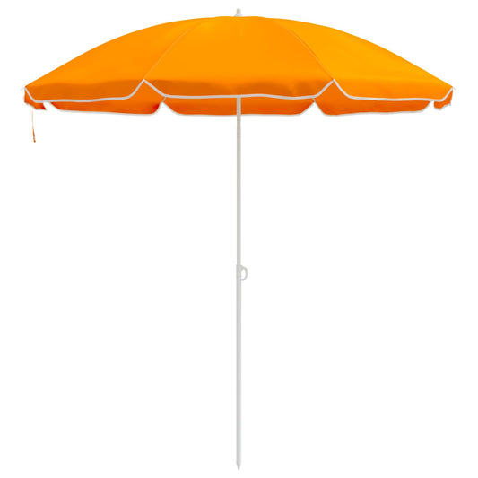 vidaXL Ομπρέλα Κήπου 160 cm 170T πολυεστέρας Πορτοκαλί