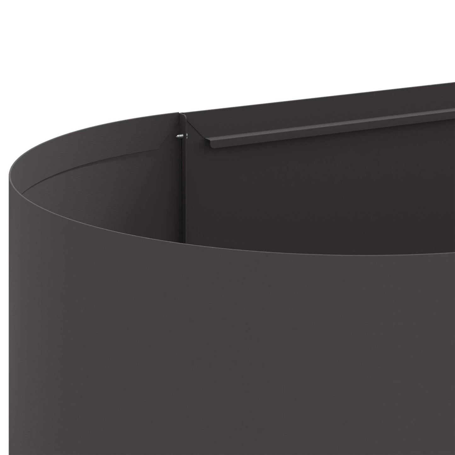 vidaXL Υψωμένο Κρεβάτι Κήπου Μαύρο 280 x 40 x 40 εκ