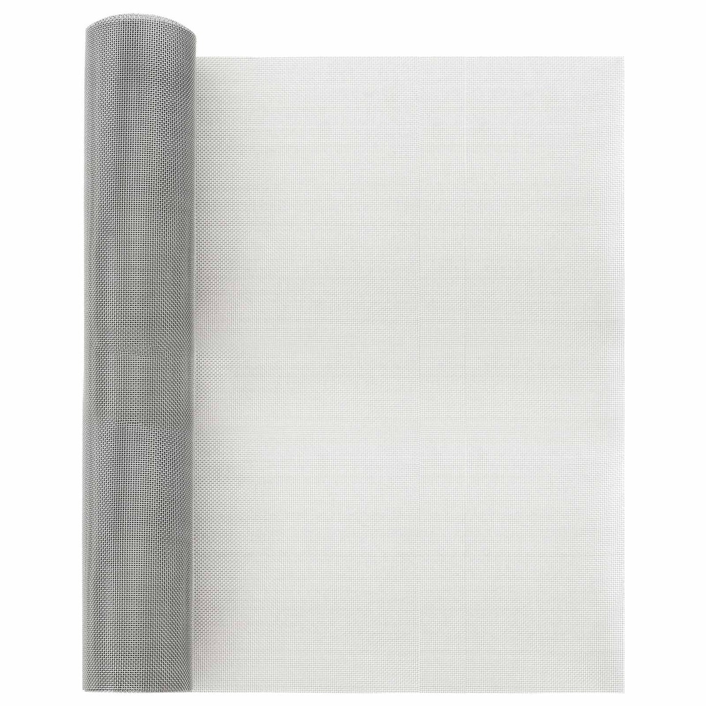 vidaXL Πλέγμα Οθόνης 40 x 500 εκ 20 Mesh Ανοξείδωτο Ατσάλι 201 Ασημί