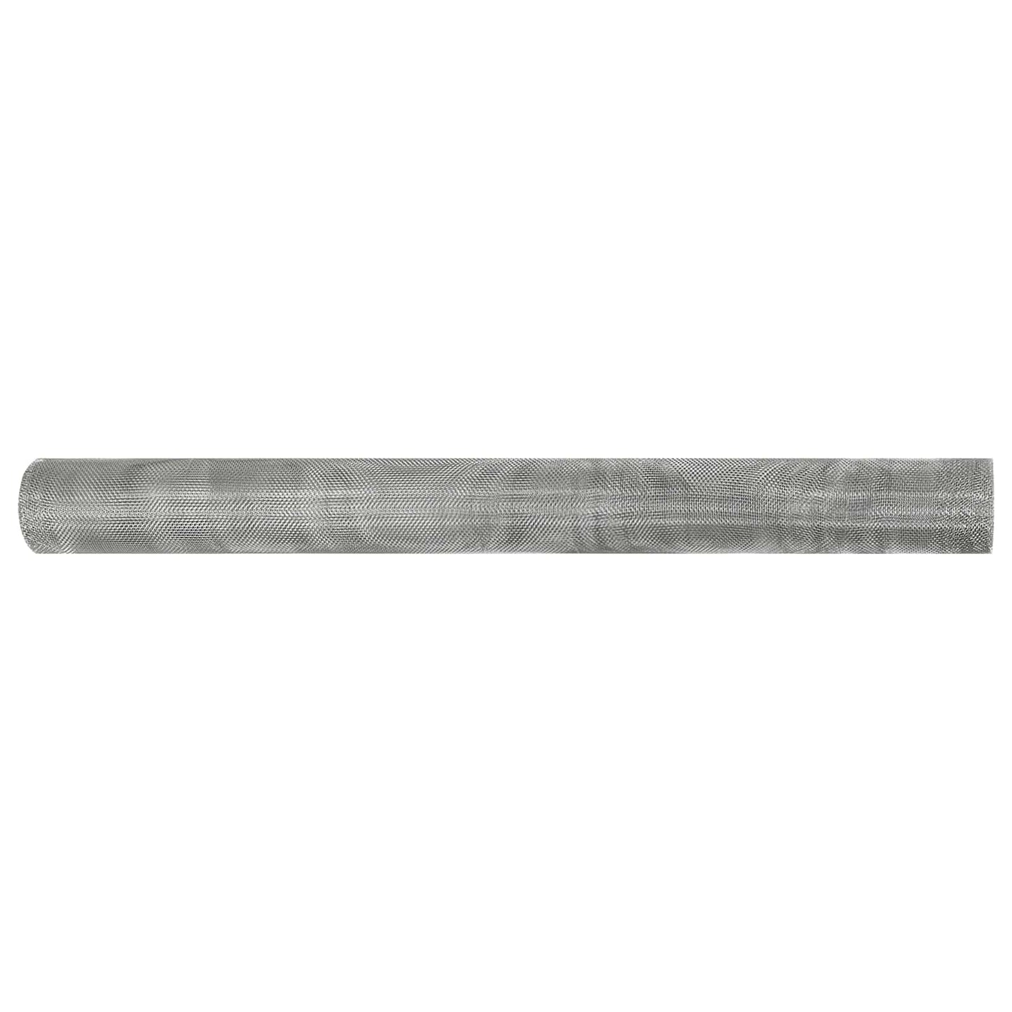 vidaXL Πλέγμα Οθόνης 60 x 1000 cm 20 Mesh Ανοξείδωτο Ατσάλι 201 Ασημί