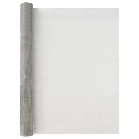 vidaXL Πλέγμα Οθόνης 80 x 500 cm 20 Mesh Ανοξείδωτο Ατσάλι 201 Ασημί