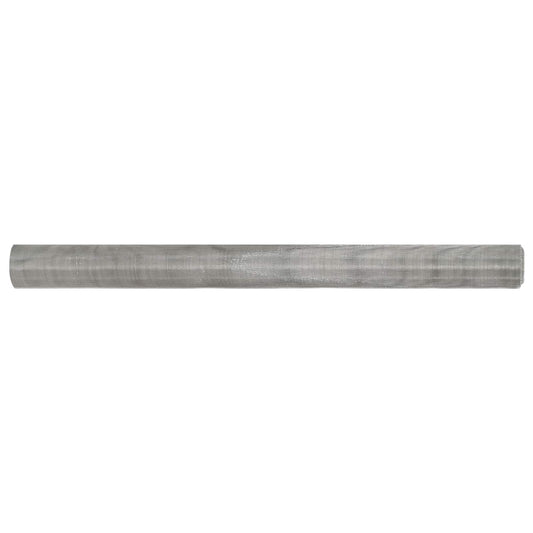 vidaXL Πλέγμα Οθόνης 80 x 500 cm 20 Mesh Ανοξείδωτο Ατσάλι 201 Ασημί
