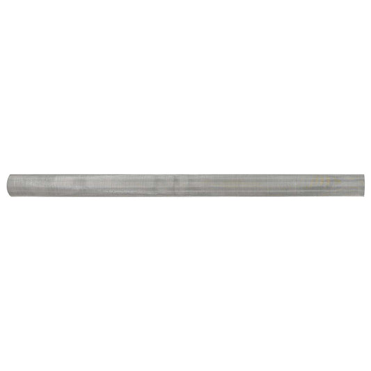 vidaXL Πλέγμα Οθόνης 100 x 2000 cm 30 Mesh Ανοξείδωτο Ατσάλι 201 Ασημί