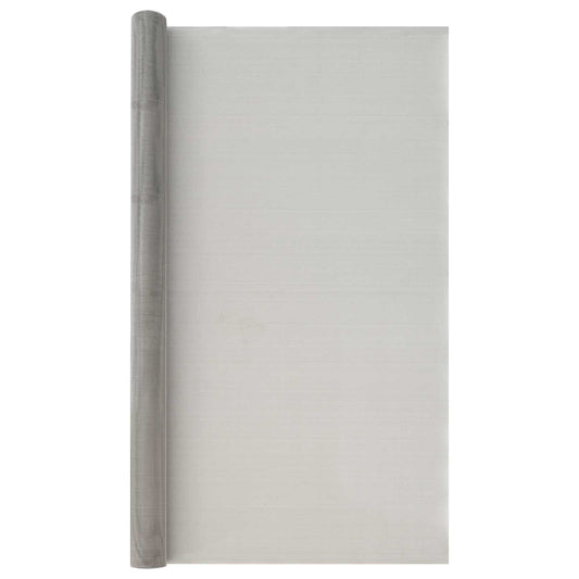 vidaXL Πλέγμα Οθόνης 120 x 500 cm 30 Mesh Ανοξείδωτο Ατσάλι 201 Ασημί