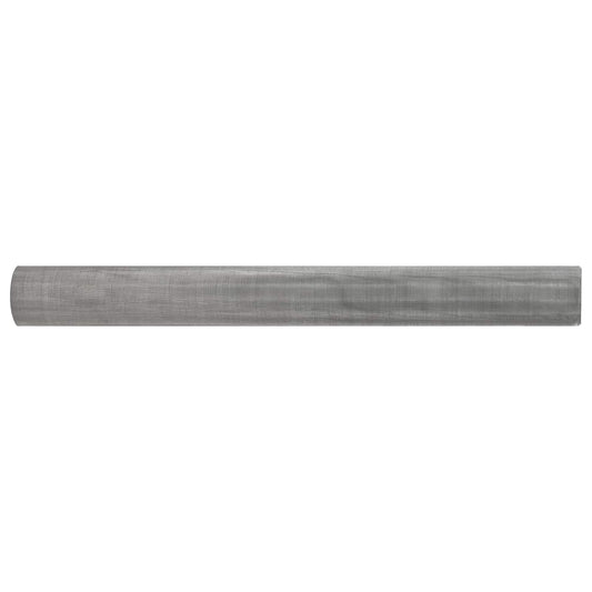 vidaXL Πλέγμα Οθόνης 60 x 2000 cm 60 Mesh Ανοξείδωτο Ατσάλι 201 Ασημί