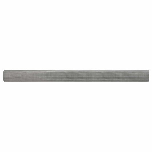vidaXL Πλέγμα Οθόνης 80 x 2000 cm 60 Mesh Ανοξείδωτο Ατσάλι 201 Ασημί